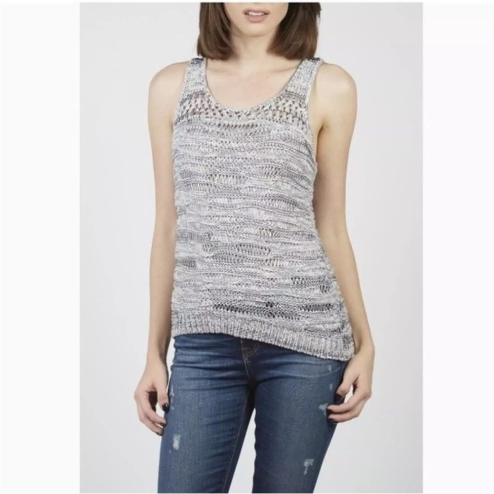 Ramy Brook Avery Knit Tank Top in dusty grey size Large